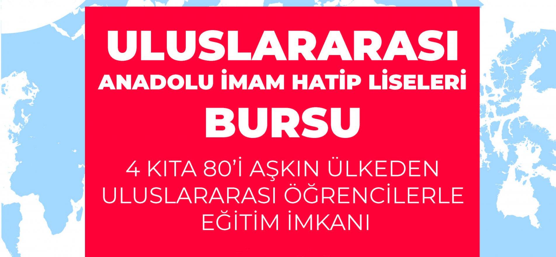 ULUSLARARASI İMAM HATİP LİSELERİNE GİRİŞ İÇİN BAŞVURULAR SÜRÜYOR